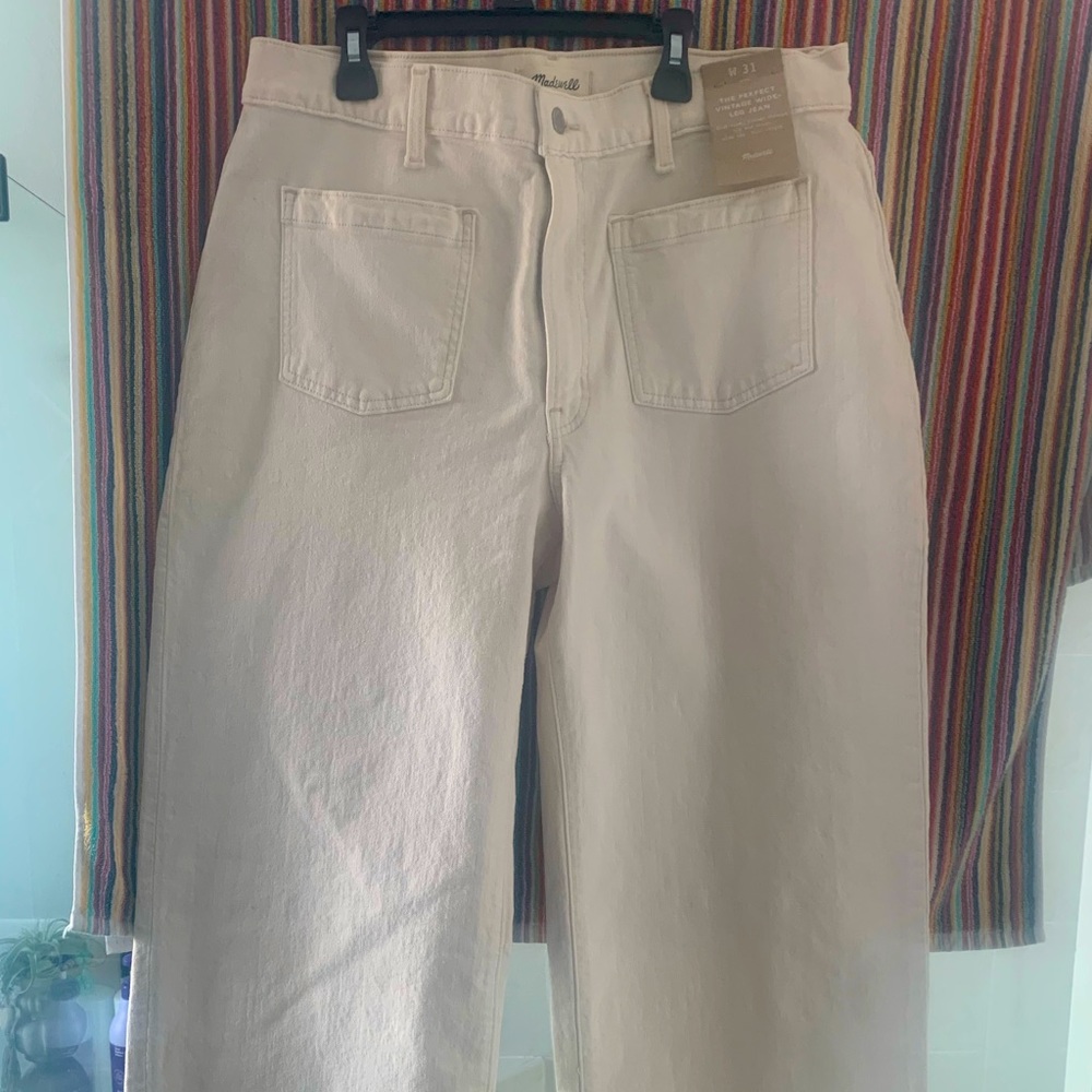 Madewell jeans, Vintage wide leg
